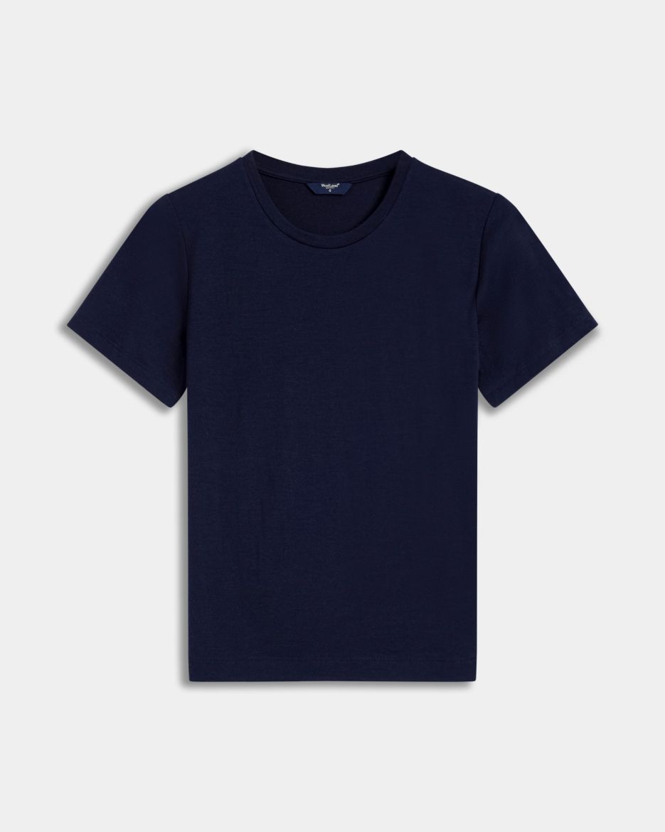 Bilde av WoolLand Tuva t-shirt woman  Blue ink